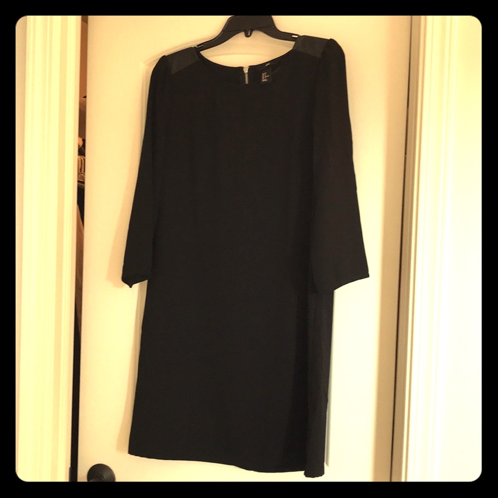 Black slightly above the knee dress